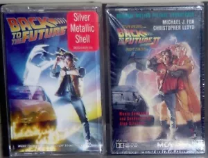 BACK TO THE FUTURE 1& 2 **OST CASSETTE Tape Set of 2 (Sealed) Mint /-Near Mint - Picture 1 of 4