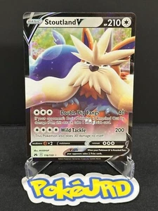 Pokémon TCG Stoutland V Crown Zenith 116/159 Holo Ultra Rare - Picture 1 of 1