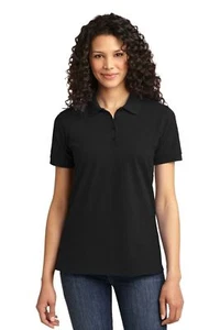 Port & Company LKP155 Women's Cotton/Polyester Kint Core Blend Pique Polo Shirt - Picture 1 of 17