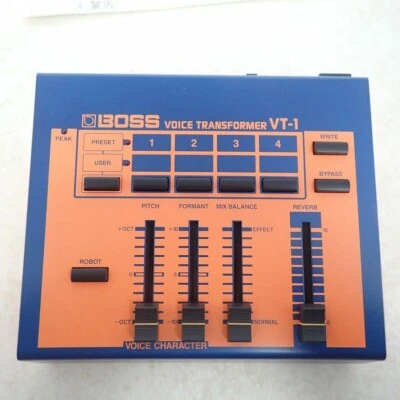 BOSS VT-1 VOICE TRANSFORMER Voice Changer Formant Shifter Vocoder Good - Image 1 of 4