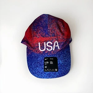 Gorra Nike Team USA 2024 Olympics Dri Fit ADV Fly FN2348 635 adulto talla L/XL - Imagen 1 de 5