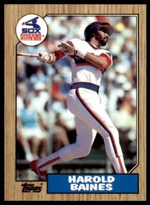 1987 Topps Tiffany Harold Baines Baseball Cards #772