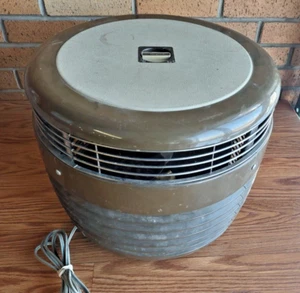 Vintage MCM Sears 3-Speed Circular Floor Fan Seat Ottoman TESTED WORKS WELL - Picture 1 of 12