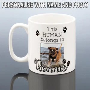 DOG PHOTO MUG Dog Owner Birthday Gift Dog Dad Cup Him Men Dogs Lover Christmas - Picture 1 of 2