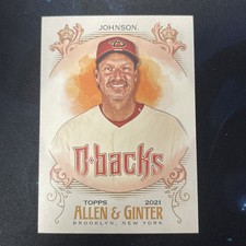 2021 Topps Allen & Ginter's - #54 Randy Johnson Arizona Diamondbacks Card