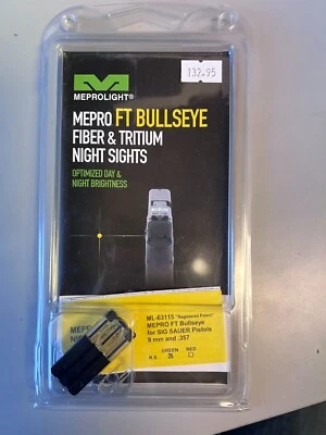 Прицел задний точечный круговой MEPROLIGHT FT Bullseye Fiber Tritium SIG SAUER ML63115 - Изображение 1 из 2