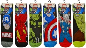 Hombre Oficial Marvel Comics Avengers Diseño de personajes Calcetines Divertido regalo de Navidad - Imagen 1 de 7