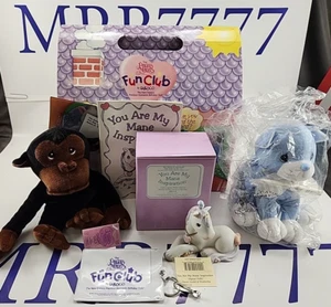 Precious Moments 1999 Fun Club, Horse Fig. + Tender Tails Monkey Limited & Cat - Picture 1 of 14