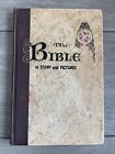 The Bible in Story and Pictures 1956 Vintage Holy Book Scriptures Children's Old