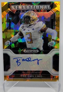 2022 Panini Prizm Draft Picks - Sensational Signatures / Gold Cracked Ice...