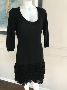Vestido para mujer Suave Roundings negro manga larga talla M ~ HERMOSO ~ - Imagen 1 de 8