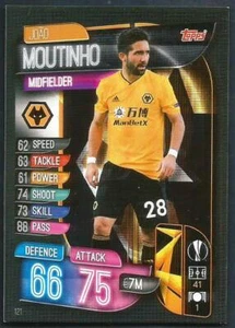 TOPPS EUROPA LEAGUE MATCH ATTAX 2019-20- #121-WOLVES-JOAO MOUTINHO - Picture 1 of 1