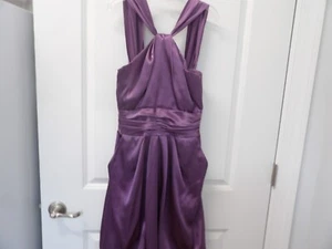 Davids Bridal, bridesmaid dress, size 2, purple, great shape. - Picture 1 of 8