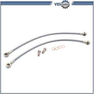 7/16" Braided Stainless Steel Disc Brake Hose For Chevelle Disc Brakes /GM 64-72 - Picture 1 of 4