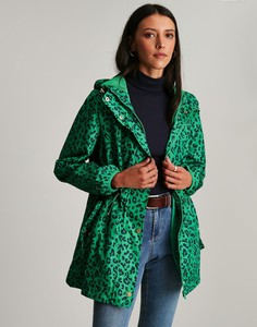 Joules Womens Brookside Waterproof Jacket - Bee Leopard