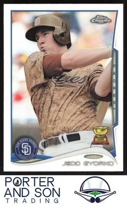 Бейсбольная карточка Jedd Gyorko Refractors 2014 Topps Chrome No41 San Diego Padres - Изображение 1 из 2