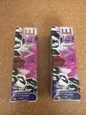 URBAN DECAY VICE HIGH IMPACT VEGAN LIPSTICK NO PARKING & CALLBACK CREAM 0.11 oz - Image 1 of 4