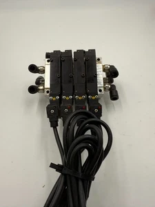 Parker Pneumatic Air Solenoid B31VBC553C Manifold Assembly w/ Parker P2E-KV31F - Picture 1 of 12