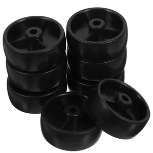 Ruedas universales de oficina de una sola rueda 8 piezas lisas para camión de mano - Imagen 1 de 12