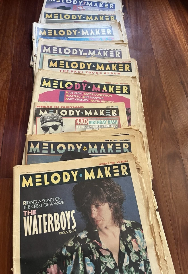 Melody Maker (lot) Issue May 20 1989  FIELDS OF THE NEPHILIM + 7 issues indie - Image 1 of 1