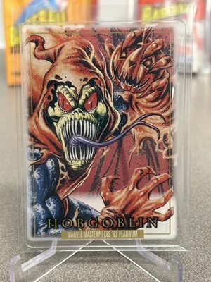 2024 Skybox Marvel Masterpieces '92 Platinum HOBGOBLIN Plexi Parallel #33 SSP - Image 1 of 2
