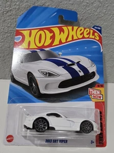 2025 HOT WHEELS ''THEN AND NOW'' #214 2013 DODGE SRT VIPER WHITE-W-BLAU NEU! - Bild 1 von 5