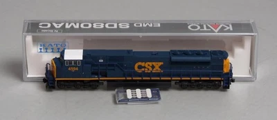 Kato 176-5511 N Scale CSX 'Dark Future' EMD SD80MAC Diesel Locomotive #4594 LN - Image 1 of 4