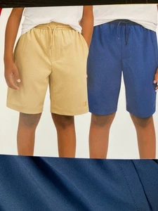 NWT Champion Youth 2-pack Shorts, Size: L-14/16, Blue & Tan - Picture 1 of 3