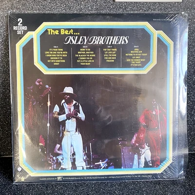 THE BEST... ISLEY BROTHERS 2 Record Set 1976 Buddah Records Sealed - Image 1 of 4