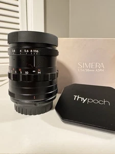 Thypoch Simera 28mm F1.4 Fujifilm X Mount Black With Box - Picture 1 of 3