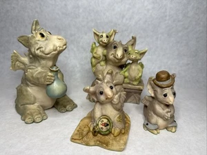 Whimsical World of Pocket Dragons Friends + Toady Goldtrayler Real Musgrave C10 - Picture 1 of 19