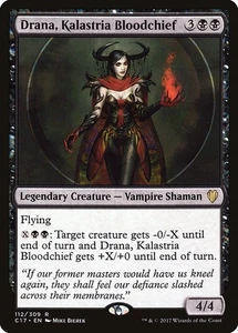 Drana, Kalastria Bloodchief Regular - Commander 2017 MTG-LP - Picture 1 of 1