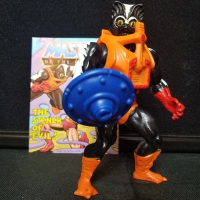 Antigo 1984 Mattel Masters Of The Universe Stinkor Completo com Quadrinhos Presente Extra - Imagem 1 de 4