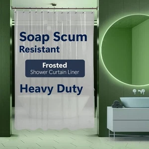 Strongest Heavy-Duty Clear Vinyl Shower Curtain Liner –72 inches x 72 inches ... - Picture 1 of 7