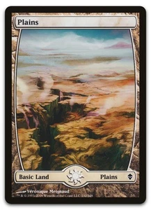 Plains (232) - Full Art #232 (LP) Zendikar ZEN Magic MTG - Picture 1 of 2