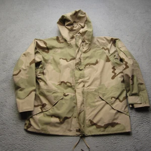 Giacca Parka Militare ECWCS Uomo XL Desert Mimetico Gore Tex Meteo Freddo con Cappuccio - Foto 1 di 10