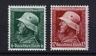 Germany 1935 MNH Mi 569y-570x Sc 452-453 War Heroes’ Day. Nazi Soldier ** Luxe