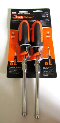 SMC-Innovations Locking Hex Nut  Driver 6mm & 7mm x 10" New heavy duty tool - Image 1 of 4