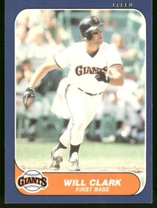 Will Clark San Francisco Giants #U-25 1986 Fleer Update Baseball Card - Picture 1 of 2
