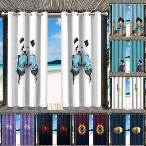 3D Modern Personalized Series Printed Bedroom Living Room Sunshade Curtains - Picture 1 of 19