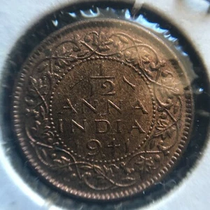 India British 1941B 1/12 Anna A398 - Picture 1 of 2