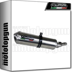 GPR EXHAUST HOMOLOGATED + LINK PIPE SATINOX KYMCO QUANNON 125 2013 13 2014 14 - Picture 1 of 2