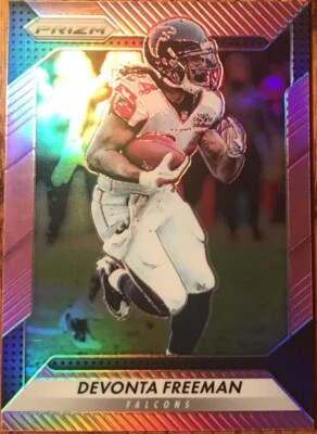 2016 Panini Prizm Prizms Pink Devonta Freeman #21 Atlanta Falcons - Image 1 of 2