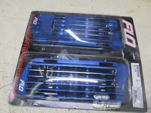FLO MS BLUE ALUMINUM RADIATOR BRACE SET - KTM 08-16 HUSQ 14-16 HUSA 13-14 - Picture 1 of 7