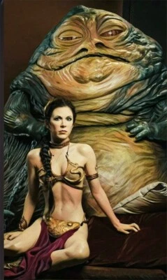 Impresiones deportivas clásicas - Princesa Leia - Jabba - Star Wars - Lona Ready2Hang Foto 1 de 3