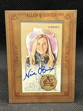 Nina O'Brien Winter games Athlete 2023 Topps Allen&Ginter Star Autograph Card
