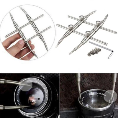 DSLR Camera Lens Removal Maintenance Repair Spanner Wrench Opening Tools Kit - Image 1 of 4
