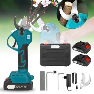 Akku Astschere Elektrischer Gartenschere Baumschere Garten Äste Strauchscheres - Bild 1 von 4