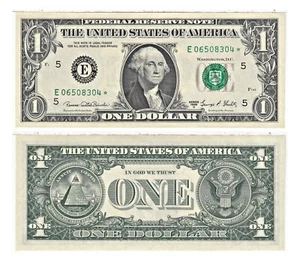 1969-D $1 Richmond District Federal Reserve Star Notes FR 1907-E* Uncirculated - Picture 1 of 1