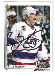 Keith Tkachuk Signed 1992/93 Upper Deck Card #364 Winnipeg Jets - Picture 1 of 1